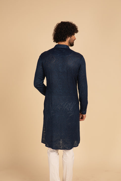 Zig Zag Wait Waist Coat Set